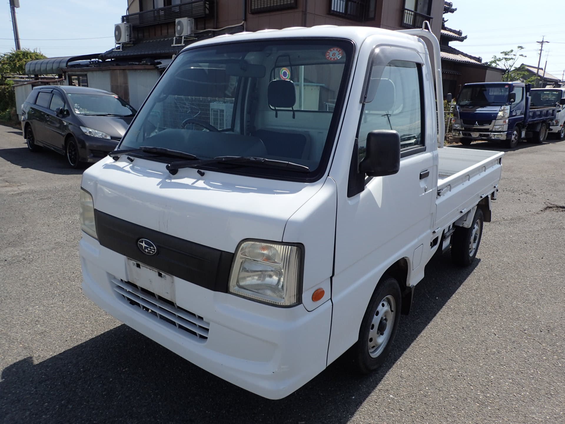 2007 Subaru Sambar Supercharged Truck Flatbed 4WD Automatic — kei truck for sale in Calgary