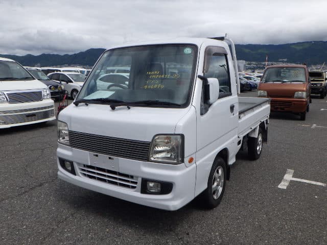 2008 Subaru Sambar Supercharged Truck Flatbed 4WD 4-Speed Automatic — kei truck for sale in Calgary